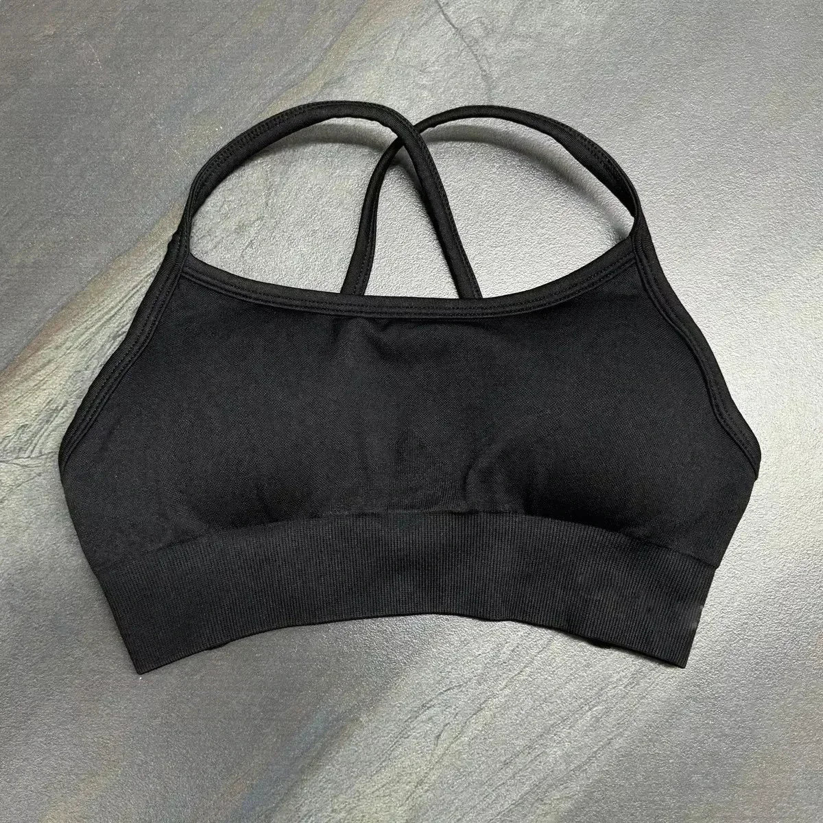 Dynamic Backless Sports Bra Women Seamless Yoga Top Bra Medium Support