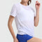 Women's Solid Color Ultralight Quick Dry Sport T-Shirt,Breathable Lightweight