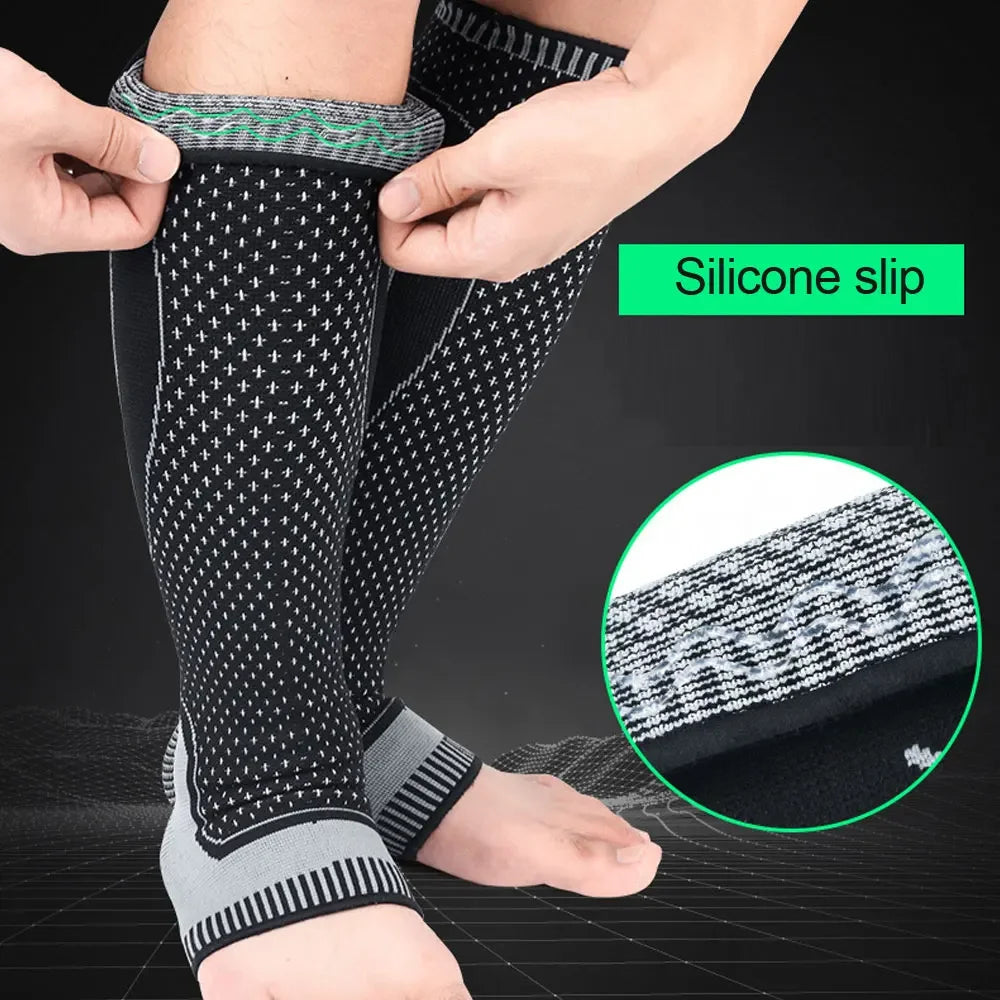 1Pcs Women Men Compression Calf Sleeve Support Suitable For Running