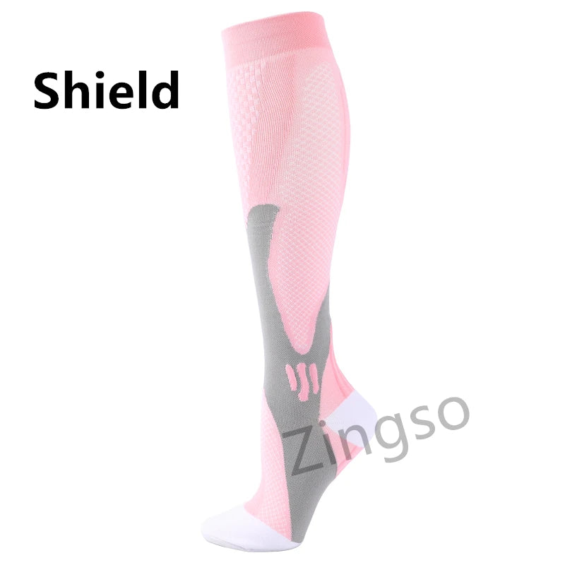 Running Compression Socks Stockings 20-30 mmhg Men Women Sports Socks