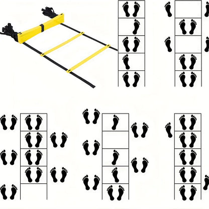 Agility Ladders Nylon Straps For Speed Training And Sports Flexibility Agility Football Training Energy Ladder Equipment