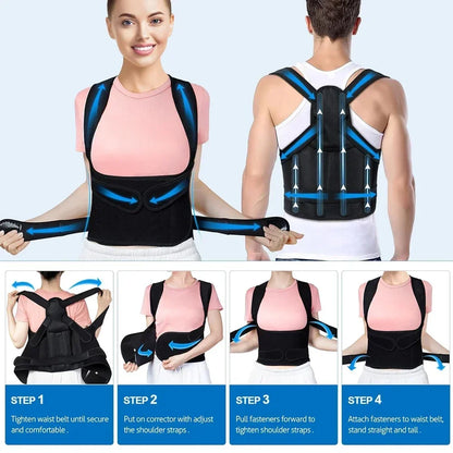 Back Support Brace Posture Corrector for Women and Men Back Straightener Posture Corrector